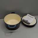 Crock Pot Artisan 5-Quart Round Enameled Cast Iron Dutch Oven  Slate Gray, Heavy-Duty Cookware for Slow Cooking, Roasting, Baking with Lid