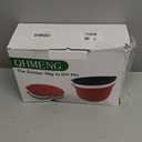 MGVK 5 Qt TiltHead silicone liners for kitchenaid stand mixer, Silicone Bowl Liners with Lids, Kitchen Aid Accessories and Attachments for Baking and Cooking (3pcs Green+Blue+White)