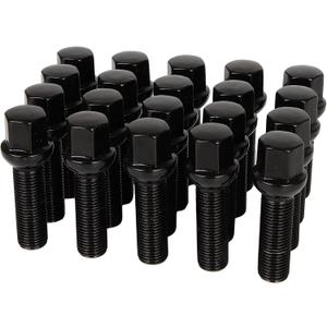 cciyu 20pcs 14x1.5 Extended Lug Bolts 40mm Shank/64mm Tall Ball Seat Aftermarket Lug Studs for A1 A2 A3 A4 A5 A6 A7 A8 S1 S2 S3 S4 S5 S6 S7 S8, Fit for CC Golf Jetta Lavid Se Cayenne
