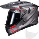 VCOROS Adventure Motorcycle Helmet VS-908 ATV Dirt Bike Off Road Motocross Full Face Helmet for Adults DOT Approved (XX-Large, Matte Warrior)