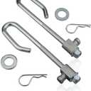 GX24864 GX21718 Deck Lift Hanger Rod kit, Compatible with John-Deere 14M7465 GX26085 24M7053, for E130 Deck Lift Link Kit GX24864A GX24864B, Set of 2