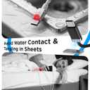 2 x Magtame USB C to USB C Cable, 3.3FT StayCable with Anti-Drop Magnetic Holder, Braid 60W Type C Fast Charging Cord for Bedside/Car, Compatible with iPhone 17/16, Laptop