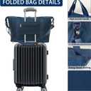 Foldable Travel Duffel Bag Expandable collapsible Luggage Large Capacity Lightweight Oxford Fabric Waterproof Men and Women