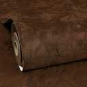 ReWallpaper 30in X 16.5ft Velvet Wallpaper Peel and Stick Bedroom Wallpaper Modern Brown Contact Paper for Cabinets Removable Wall Paper for Renters Wall Decor Living Room Self Adhesive Velvet Fabric