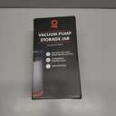 ONGROK Glass Storage Jar with Vacuum Pump Technology, Air Proof Containers to Preserve Smell and Aroma (1200ml (3oz))