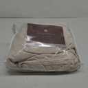 King Duvet Cover Set - Breathable Jacquard Duvet Cover King Size with 8 Corner Ties, 7 Buttons, Soft Textured Floral Duvet Covers, 3 Pcs Bedding Set with 2 Pillow Shams (Taupe, 104"x90")