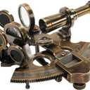 Humaira Nautical Bronze Sextant Solid Brass Ship Astrolabe Navigation Instrument