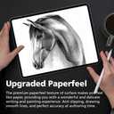 [2 Pack Paperfeel Screen Protector For Samsung Galaxy Tab A8 10.5 Inch, Anti-Glare Matte PET Film for Drawing and Writing Like on Paper, High Touch Sensitivity, Easy Installation