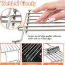 Grill Warming Rack for Weber Spirit Grill 69866 Warming Rack Spirit I & Spirit II 200 Series, with Up Front Controls (2013 - Newer)21.5 '' Stainless Steel Grill Upper Rack for Weber 7640/69866