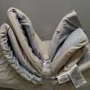 Blissful Diary Vegan Leather Baby Play Mat, 50x50 Thicken Foam Cushioned & Waterproof Playpen Mat for Infants and Toddlers, Stylish and Just Wipe-Clean Playmat for Baby Play on Floor, Taupe