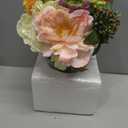 Nearly Natural Mini Artificial Peony Floral Arrangement, Faux Flowers for Table Shelf Decor, Assorted Colors