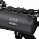 WOTOW Bike Handlebar Bag Waterproof - Bicycle Handlebar Roll Bag with Large Reflective Area, Bike Front Pouch with Waterproof Zipper Shoulder Strap Removable Straps for Cycling (Cylinder, 2.4L)