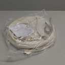 Bell Lamp Shades Set of 2, 6"Top x 13"Bottom x 10"High, Beige Shade Replacement for Table Lamps, Floor Lamps, Fabric Natural Linen Hand Crafted(Spider Fitter), Harp Holders Included, Assembly Required