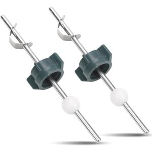 2pcs Lavatory Pop Up Center Piece Assembly, Bathroom Drain Sink Parts Pivot Ball Rod Replacement Compatible with Price Pfister Pop Up Stopper and Other Popular Brands Replacement for PS2673