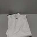 Under Armour Men's Utility Baseball Straight Leg Pant Pipe 22 (Large, (100) White / / Black)