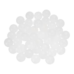 uxcell 50pcs PP Plastic Bearing Balls 15mm Solid Plastic Balls, G2 Precision Bearing Ball Frosted Surface, White