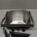Cuisinart Griddler Indoor Grill, Panini Press, Sandwich Maker & More, 5-in-1 Grilling, Dishwasher-Safe Nonstick Cooking Plates, GR-4NNAS, Stainless Steel