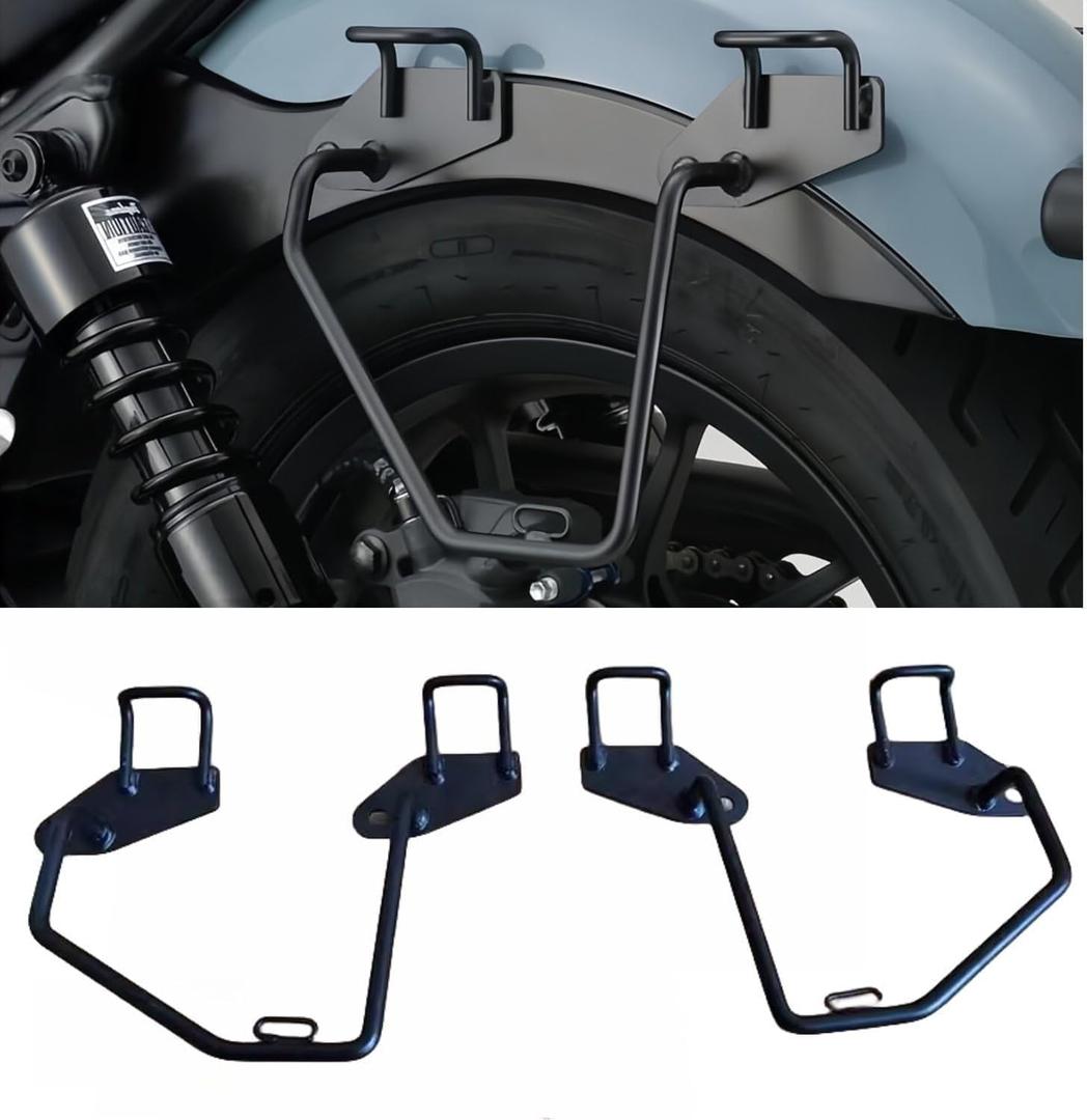 - Saddlebag Support Brackets for Honda Rebel CMX 250 300 500 Storage Bag Frame Bracket Holder