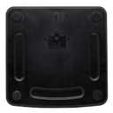 Taylor Digital Bathroom Scale, Body Weight Scale 400 LB Capacity, Carbon Fiber Anti-Slip Mat, 11.8 x 11.8 Inch Platform, Black