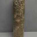 WUWEOT 12 Pack Gold Vinyl Placemats, 15 Inches Metallic Table Mats, Washable Easy Clean Centerpiece Placemat, No-Slip Heat Resistant Mats for Christmas Thanksgiving Holiday Party Wedding