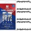 3 Pack 16 Inch Chainsaw Chain, 3/8" LP Pitch .043'' Gauge 56 Drive Links Fits M18 Fuel, Ego CS1613, Dewalt DCCS690-49162715, DWO1DT616