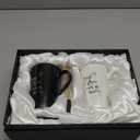 Maustic Cat Mom And Cat Dad Gifts, Cat Mom Cat Dad Mug, Gifts for Cat Lovers, Best Cat Mom Ever Best Cat Dad Ever Coffee Mugs Set, Cat Gifts for Couples, Cat Mugs for Cat Lovers, 14Oz with Gift Box