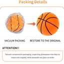 Silent Basketball Size 7 (29.5") - 2026 New Upgrade Foam Basketball Arcade Game Indoor | Ball for Quiet Dribbling and Indoor Training,Pro PU Foam Ball Higher Bounce, No.7
