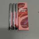 Lip Stain Peel Off (3 Count), Long Lasting Peel Off Lip Liner, Waterproof & Transfer-Proof Tattoo Lip Tint, Non-Drying, Smudge Proof, Matte Finish for All Skin Types (Rose/Cocoa/Mauve)