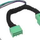 RED WOLF Add AMP Amplifier Subwoofer T Harness Wiring Speaker Connector Adapter Plug Compatible with 2014-2021 Chevy GMC Silverado Sierra Yukon Add an Amp Sub System to Factory Radio