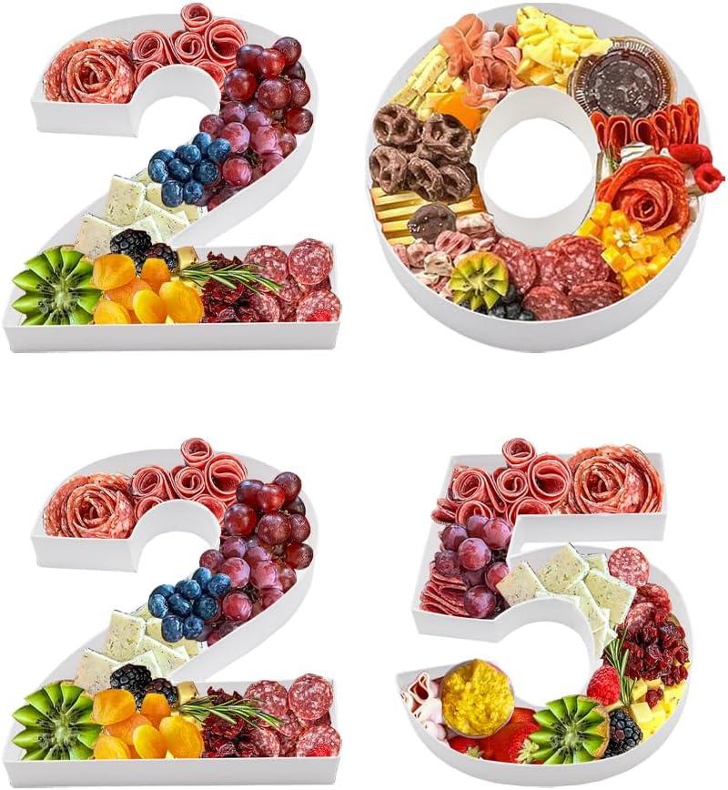 8inch 2025 of Class Graduation Cardboard Number Fillable Charcutrerie Board Sweet Treat Party Decorative Box (2025)