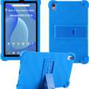 Case for Walmart Onn 7 inch Tablet 2024 Model (100135924), Kids Friendly Soft Silicone Adjustable Stand Cover for Onn 7 inch Gen 4 2024 Tablet Case (Blue)