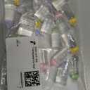 Kichvoe  Doll Bottle Set: Miniature Plastic Milk Containers Dollhouse Feeding Bottle Novelty Tiny Candy Jar for Baptism DIY Craft Party Favors