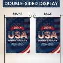 250th Anniversary Flag USA 250 Year American Anniversary, 250th Anniversary Merchandise, 250 Flag, Double-Sided 12x18 Inch Yard Flag, 1776-2026 Commemorative Outdoor Celebration