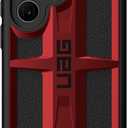 URBAN ARMOR GEAR UAG Designed for Samsung Galaxy S22 Ultra Case Red Crimson Rugged Lightweight Slim Shockproof Premium Monarch Protective Cover, [6.8 inch Screen]