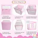 Baby Shower Decoration Kit for Girl, It's a Girl Banner Pink Balloon Box with 20 Pink Balloons, Baby Girl Party Decorations Kit for Gender Reveal Party Baby Shower Celebration