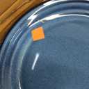 Hasense Salad Dessert Plates, 8 Inch Ceramic Dinner Plate Set of 6, Small Round Serving Dishes for Appetizer, Fruit, Cake, Snack, Blue Reactive Glaze Kitchen Gift, Microwave Dishwasher Safe