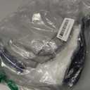 Tarpop 4 Pairs Men Zipper Compression Socks Colorful 20-30mmhg Compression Stockings with Zipper for Men Women Swelling Edema (3X-Large)