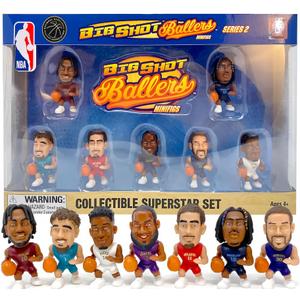 Party Animal NBA TeenyMates 2023 Mini Big Shot Baller Gift Set Series 2 Superstar Collector Gift Box Set