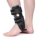 Velpeau Air Gel Foam Ankle Stabilizer Support Brace for Sprained Ankle, Ligament Injury, Tendonitis, Adjustable Rigid Stirrup Ankle Splint for Women and Men (Gel Version, Large, Left Foot)