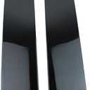 Front and Rear Passenger Side B Pillar Molding Trim Cover Applique