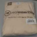 Real Essentials 2 Pack: Women's Soft Long Sleeve Sleep Set - Comfortable Lounge Pull Over Hoodie and Henley Jogger (Medium)