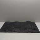 Yimobra Doormat Outdoor Entrance, Simple Stripes,All-Weather Waterproof & Non-Slip Mat for Front Door, Heavy Duty Polyester Welcome Mat for Outdoor Entrance, Garage, Patio-29.5x17Dark Grey