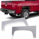 ELITEWILL Pair Upper Rear Wheel Arch Skin Repair Panel Fit for 2007-2013 Chevy Silverado Pickup 1500 2500HD