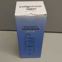 ZOFGENOW Automatic Mouthwash Dispenser for Bathroom,Bathroom Accessories 19.4 Fl Oz Dispensers with Magnetic Cups,Wall Mounted Dispenser,Suitable for All Age Groups,White