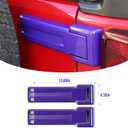 Tailgate Door Hinge Covers Trim Accessories for 2007-2018 Jeep Wrangler JK JKU & Unlimited (Purple)