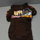 ADIRUN Boys Clothes Quarter Zip Long Sleeve with Pocket Sweatshirt Pants 2Pcs Color Block Fall Winter Outfits Set 6-12T (11-12 Years, Dark Brown)