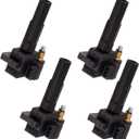 OCPTY Suitable 2004-2010 for Subaru Forester 2.5L/H4,2006 for Saab 9-2X 2.5L/H4 Automotive Replacement Ignition Coils 3-Pins #UF508 (Set of 4)