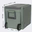 32Quart Camping Cooler Portable Cooling Box Suitable for BBQ Camping, picnics and Other Outdoor Activities