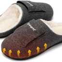 Dr.Warm Heated Slippers for Women Men, 5000mAh Rechargeable Battery Heating Shoes with Anti-Skid Rubber Sole, Thermal Electric Fuzzy Slippers Foot Warmer for Cold Winter XL