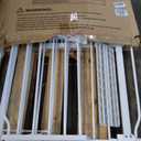 ALLAIBB Extra Wide 62.20-71.26" Pressure Mounted Baby Gate 30" Tall White